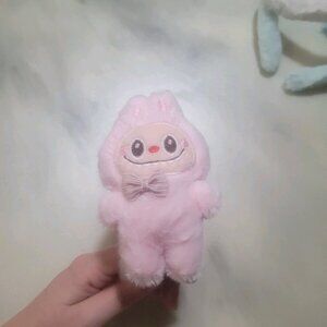 labubu Fluffy headband for kids, handmade, hair accessories Pink